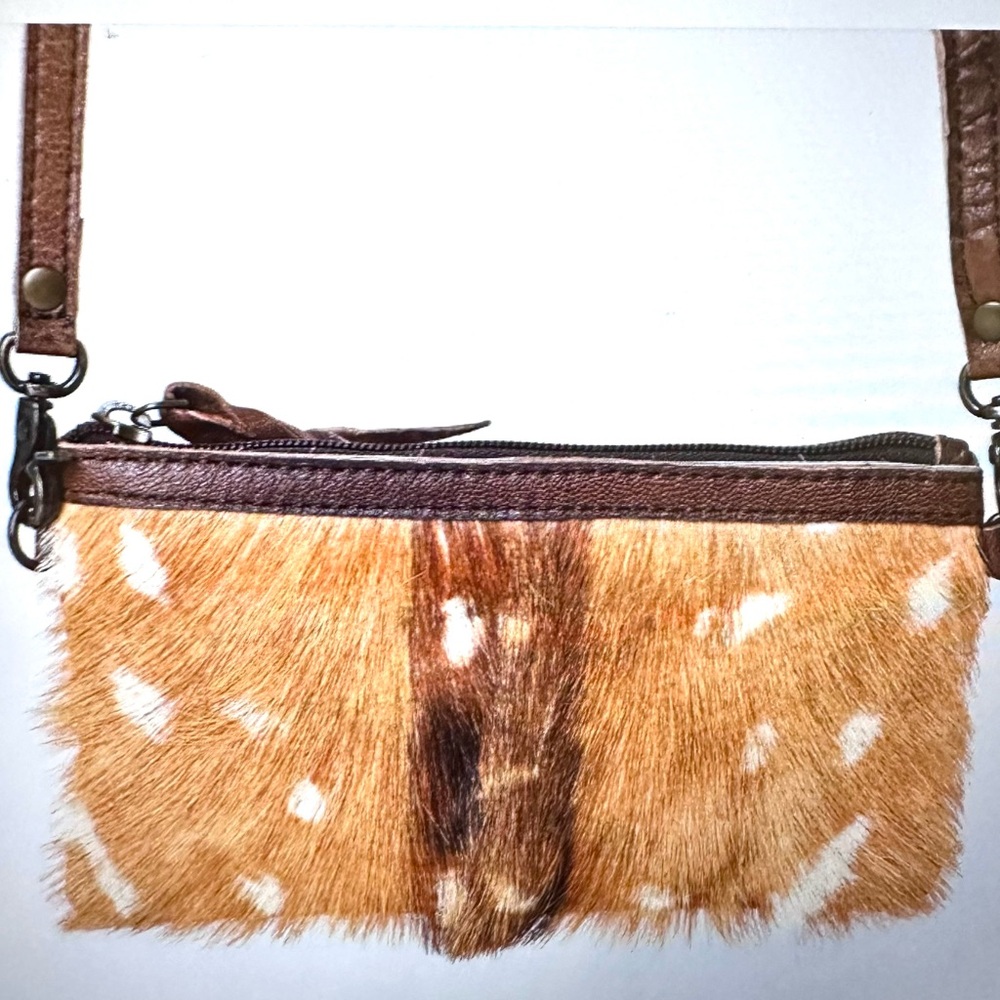American Darling deer print cowhide hair-on genuine leather